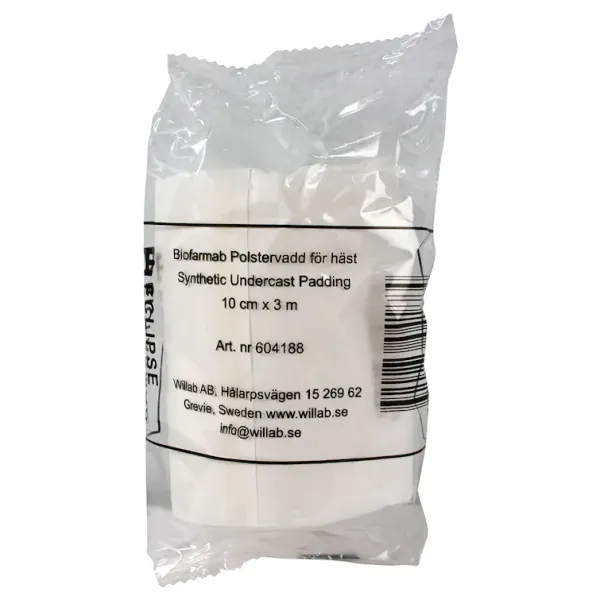 Polstringsvatt for hest 10cmx3m