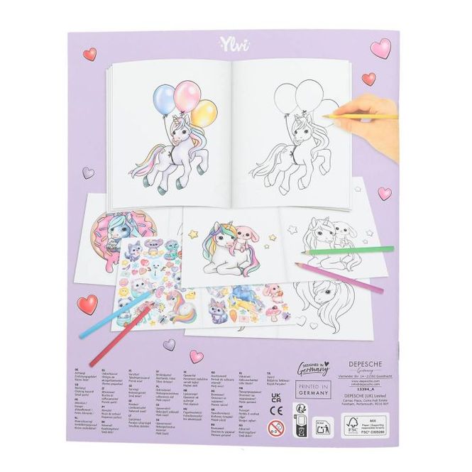 Hovedbilde Ylvi Unicorn fargeleggingsbok